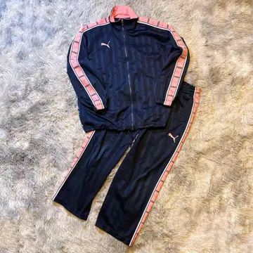 PUMA 푸마 저지 Y2K 단종 핑크 네이비 스트라이프