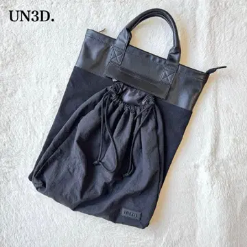 UN3D. DRAWSTRING 2WAYTOTE 블랙