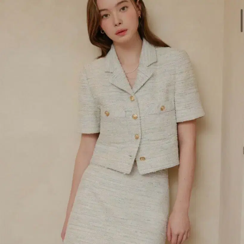 LOOKAST | 룩캐스트 Lookast Emma Linen Strap Jacket Set (New