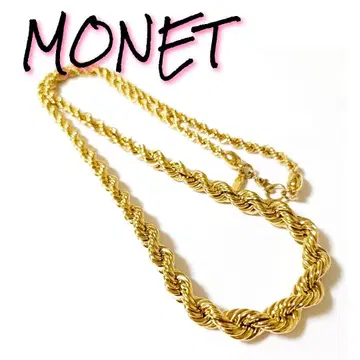 새상품급 롱 목걸이 모네 골드 체인 MONET 빈티지