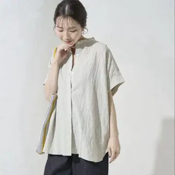 FREAK'S STORE 내추럴 뽀글뽀글 프렌치 슬리브 블라우스