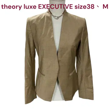 새상품급 theory luxe EXECUTIVE 노카라 자켓 38