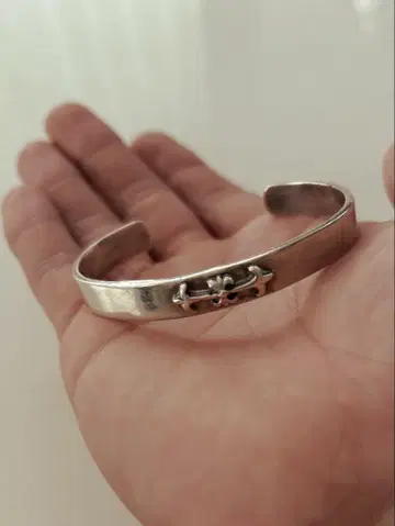 Mexico 실버 925 뱅글 vintage 크롬풍 루드 스타일