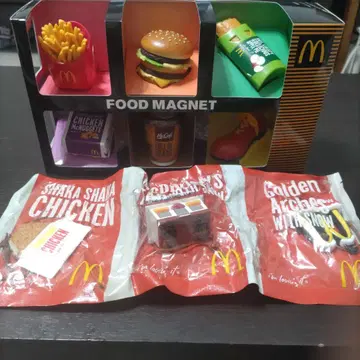 맥도날드 후드 마그넷 스트랩 세트