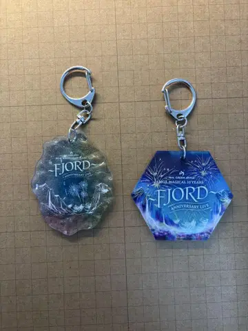 미세스 FJORD 피요르드 가챠 아크릴 키링 A와 B 2세트