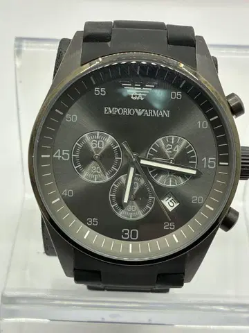 EMPORIO ARMANI 아르마니 양품 크로노그래프 손목시계 남성용