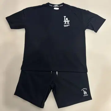 MLB 다저스 백 프린트 블랙 셋업 4L