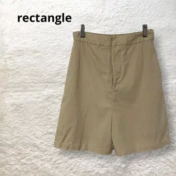 rectangle 숏팬츠 큐롯 플레어 면마 레이온 혼방 F