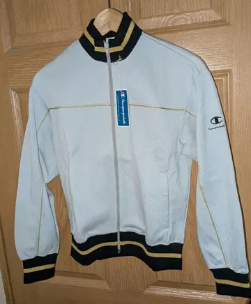 데드스탁 80's Champion 화이트 집업 저지