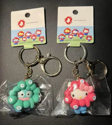 산리오 캐릭터즈 먁먁 코스프레 입체 마스코트 컬러 키링