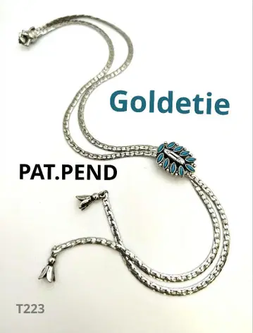 Goldetie 패트 펜던트 타이 목걸이
