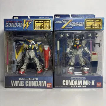 ms in action 윙 건담 & 건담 MK-2 g-01 RX-178