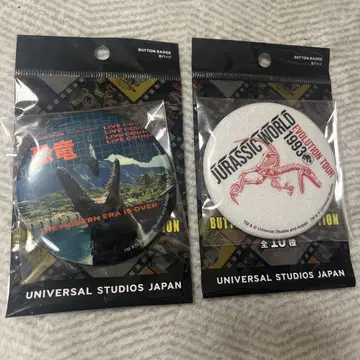 USJ 쥬라기 월드 캔뱃지 컬렉션 2종 세트