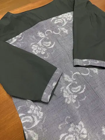 기emon 튜닉 구루메 가스리 원피스 기우에몽 스커트