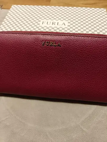 훌라 바빌론 장지갑 보르도 사피아노 FURLA