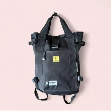 스누피 x YAKPAK 2way 토트 백팩 블랙