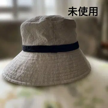 [미사용 새상품] 린넨 100% 여름용 내추럴 컬러 햇