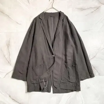 A17433 새상품급 프레임워크 ONE WASH 린넨 자켓 38