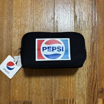 PEPSI 로고 파우치 블랙