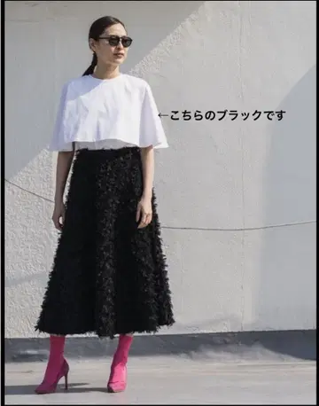 SHE Tokyo Rosa 케이프 블라우스 티셔츠