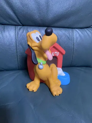 레트로 디즈니 PLUTO 소프트 비닐 저금통