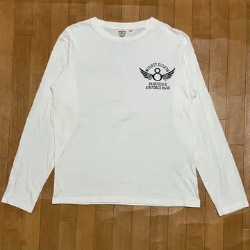 AVIREX tUSA mighty eighth 대전 티셔츠 롱T