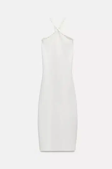 ZARA 스트레치 니트 미디 원피스