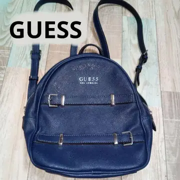 GUESS 미니 백팩 네이비 가죽 게스 백팩 데이팩