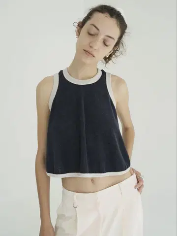 CLANE PILE FLARE TANK TOPS