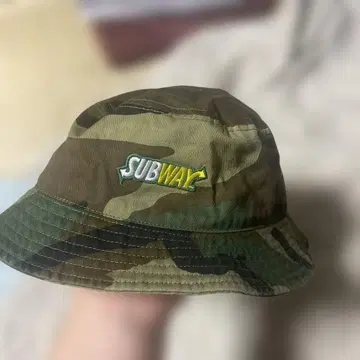 카모 패턴 SUBWAY 버킷햇 newhattan L/XL 기업 물품