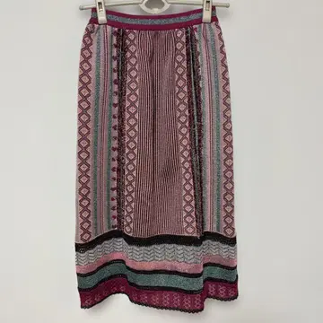 rurumu: 2020 SS mix motif knit 스커트 루루무우토