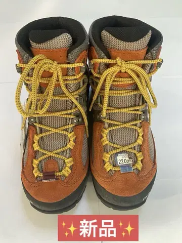 mont-bell GORE-TEX 등산화 22.0cm 오렌지/회색