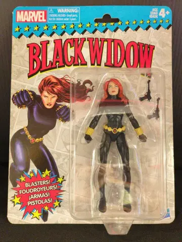 HASBRO (VINTAGE RETRO) BLACK WIDOW 6인치