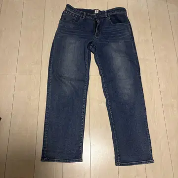 EDWIN Z 청바지 블루 스트레이트 데님