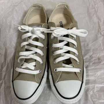CONVERSE ALL STAR 베이지 로우컷 스니커즈