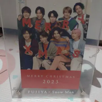 FUJIYA x Snow Man 2023 크리스마스 사진 프레임 스탠드