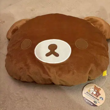 리락쿠마 등받이 페이스 쿠션 차이로이코구마