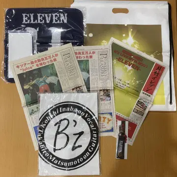 B'z 티셔츠(L 사이즈) 외 라이브 굿즈