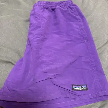 patagonia 보라색 숏팬츠 S