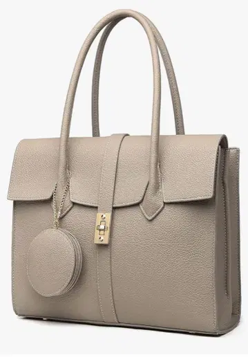 GUSCIO ITALY A4 사이즈 대응 베이지 비즈니스 백