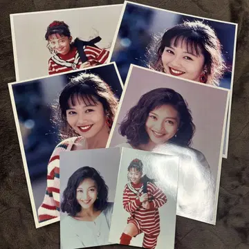 아사카 유이 YAWARA 사진 당시 굿즈 특대형 대 중 소 아이돌