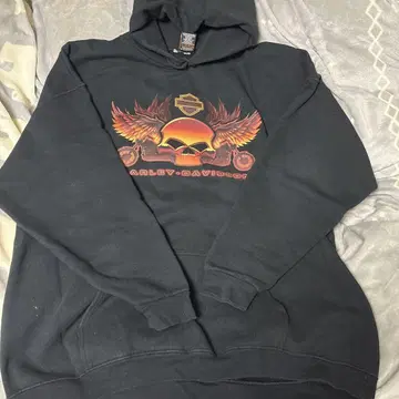 레어 Harley-Davidson 후드티 2XL