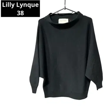 Lilly Lynque 블랙 니트 스웨터 사이즈 38