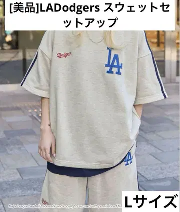 [새상품급] LA Dodgers 맨투맨 셋업 L 사이즈