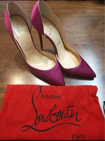 Christian Louboutin 퍼플 하이힐 10cm