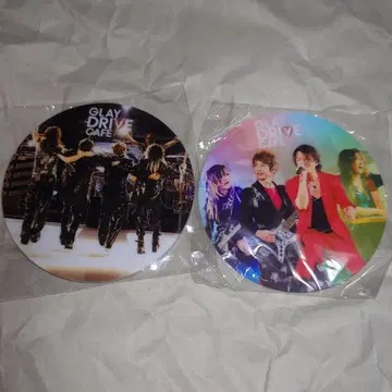 GLAY DRIVE CAFE 아크릴 코스터 2종 세트 전반 후반
