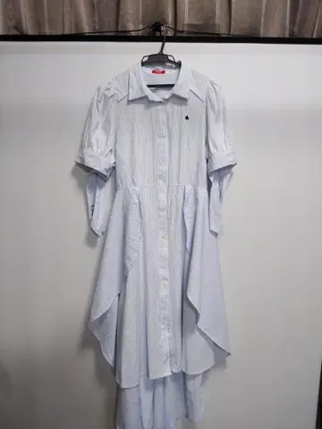dazzlin POLO BCS 콜라보 헴 레이어드 셔츠 원피스
