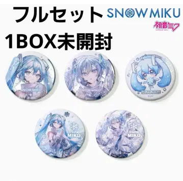 SNOW MIKU 유키 미쿠 캔뱃지 사계절의 변화 1BOX