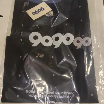 9090 도트 프린트 반팔 티셔츠
