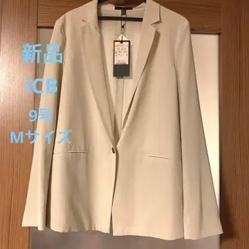 [새 상품] iCB 테일러드 자켓 베이지 실크 9호